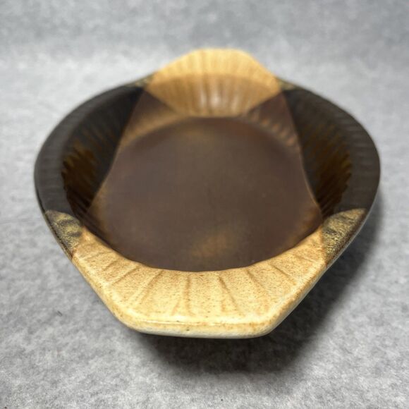 Pottery Craft USA Vintage Stoneware 10" Au Gratin Baking Dish 572‎ Brown MCM - Picture 6 of 9